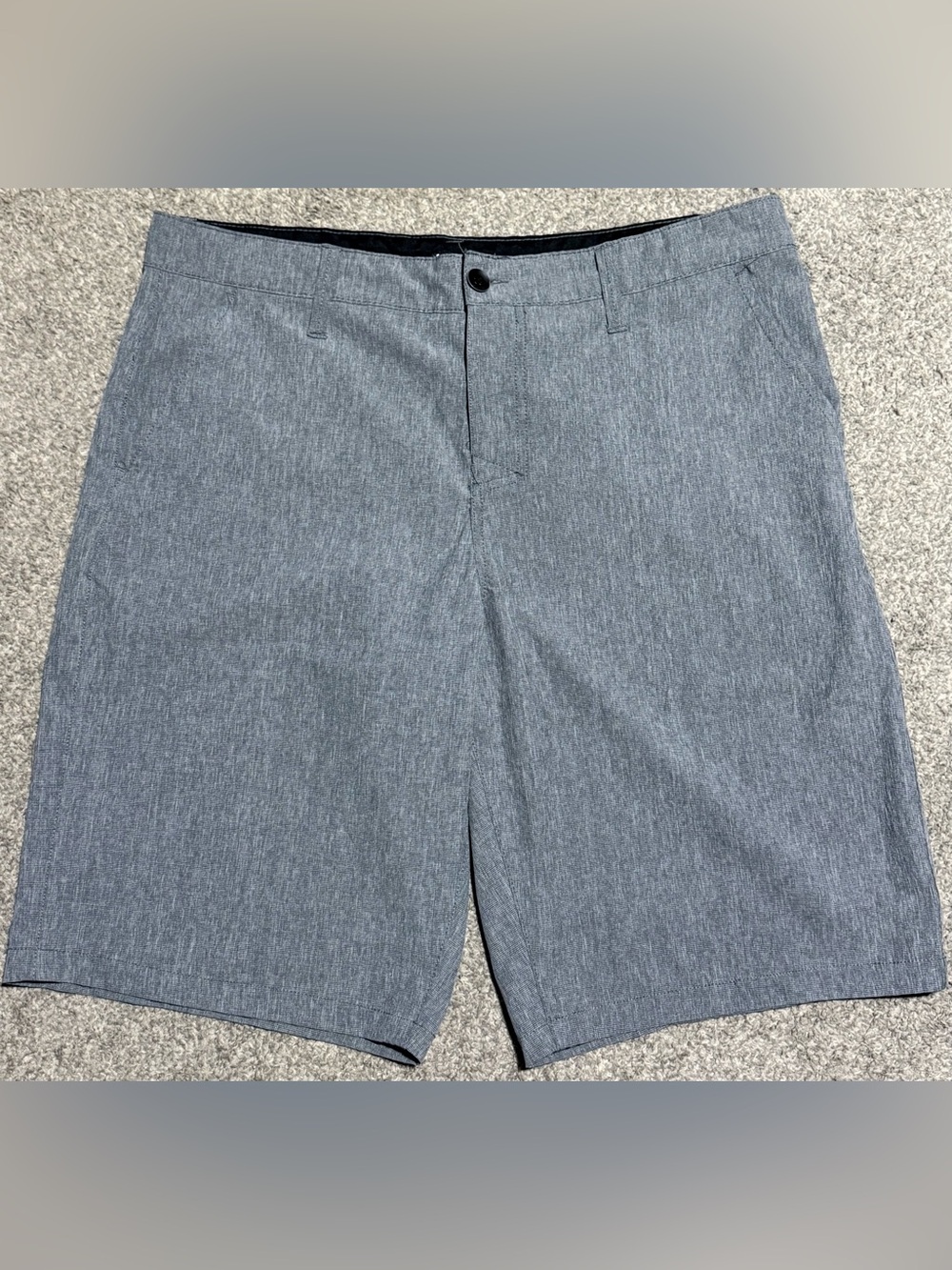 Tony Hawk Bermuda Gray Board Tech Performance Men's Shorts Size-36